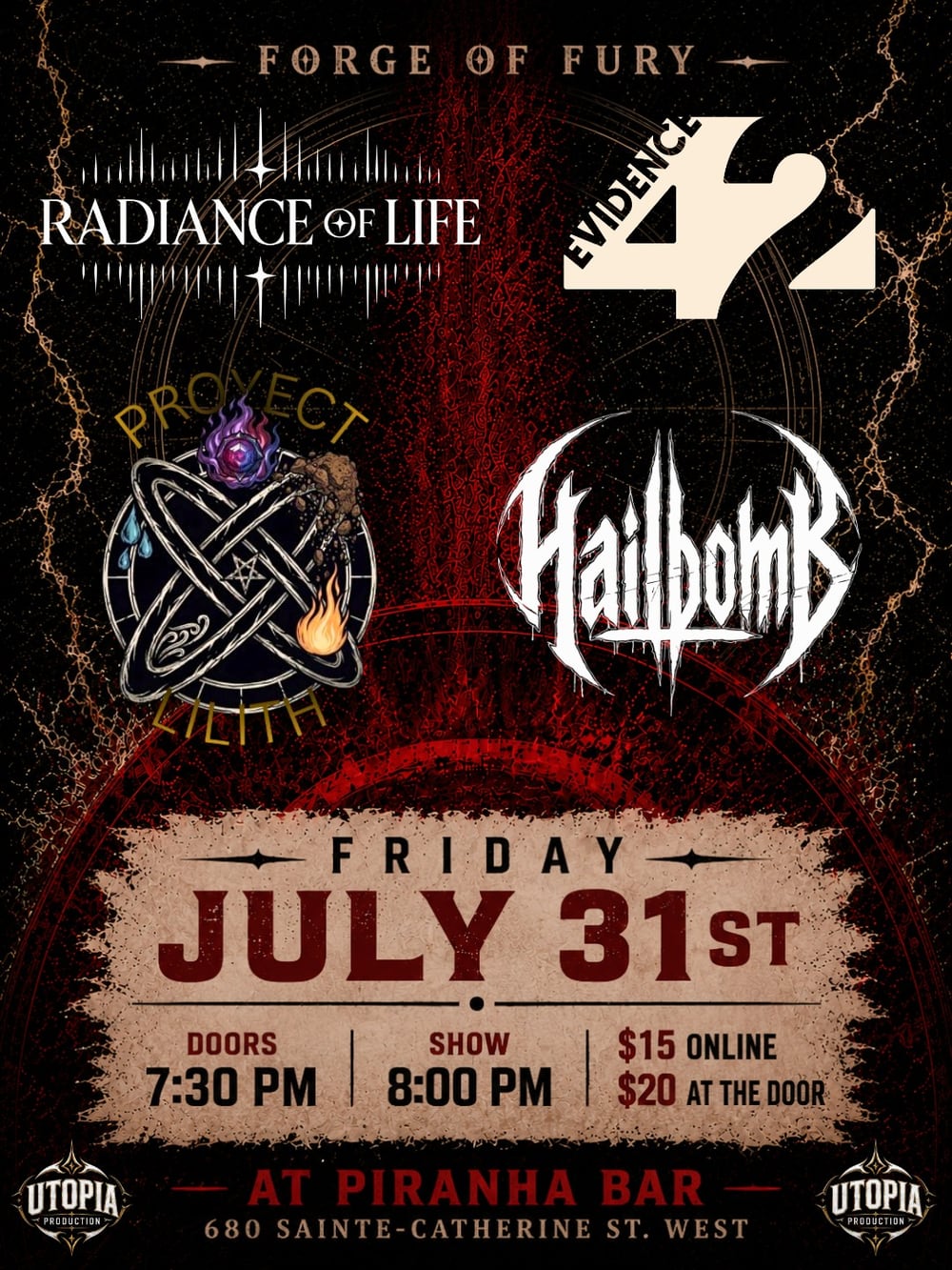 Forge of Fury — official flyer